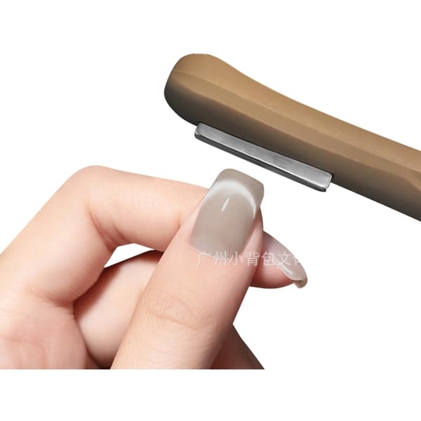 Dual-Head Cat Eye Nail Art Magnet Tool Brown Brown