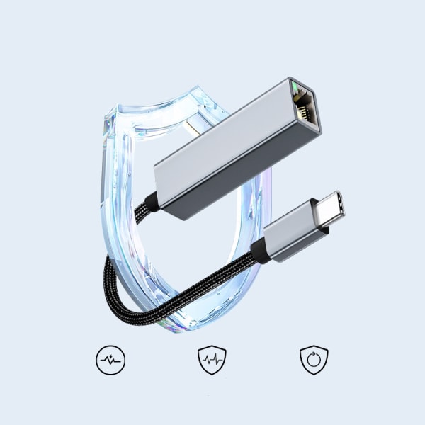 USB C til Ethernet Adapter Gigabit