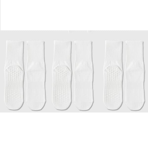 Skridsikre yogasokker (3 par) White White