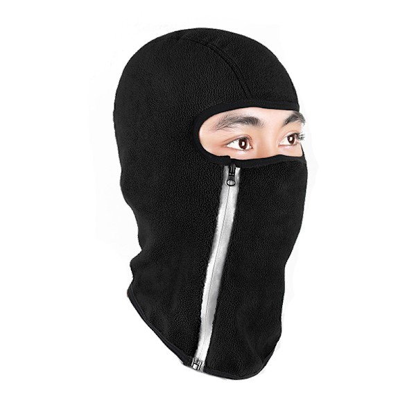 Reflekterende Termisk Ansigtsmaske Sort