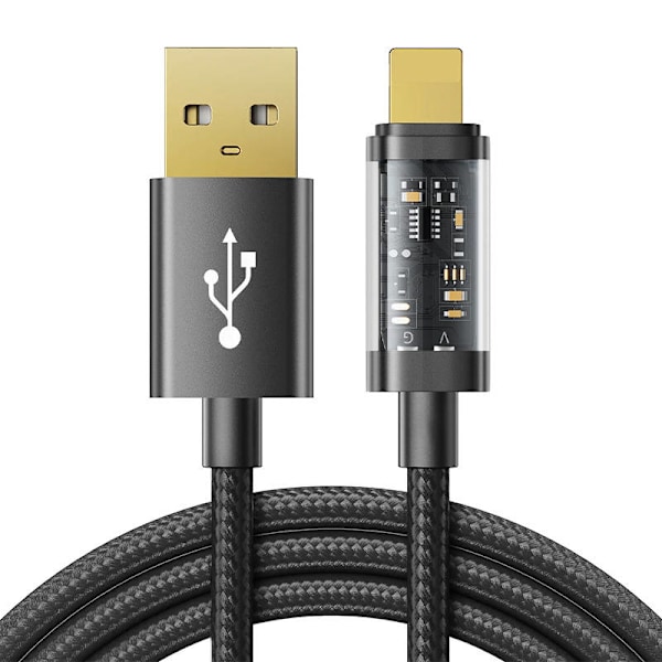 Kaapeli USB-A / Lightning / 2.4A / 2m Joyroom S-UL012A20 (musta)