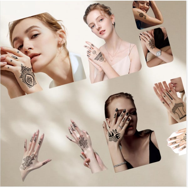 Temporära Tatueringar för Handrygg - 1 Par
