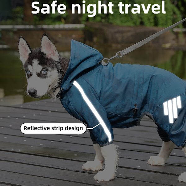 Pet regnfrakke L