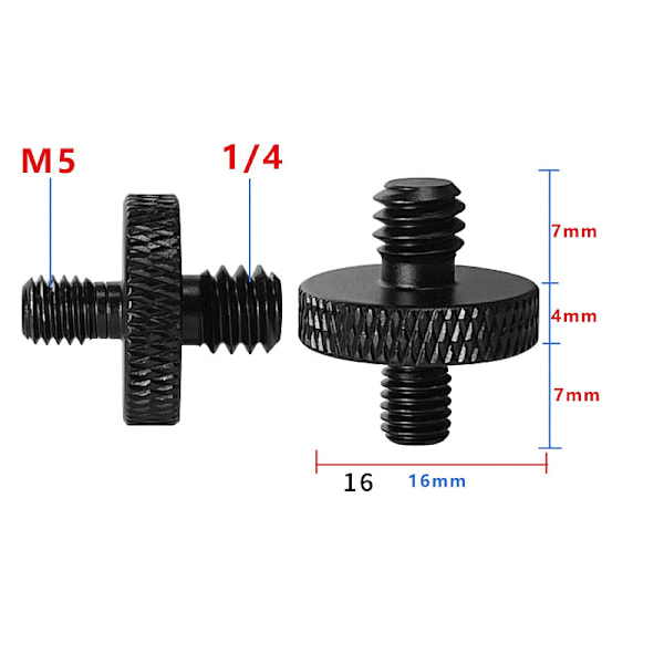 Stativgängadapter 1/4" till M10 - 5-pack M5