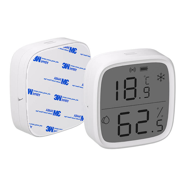 Smart temperatur- og fugtighedssensor ZigBee LCD Sonoff SNZB-02D
