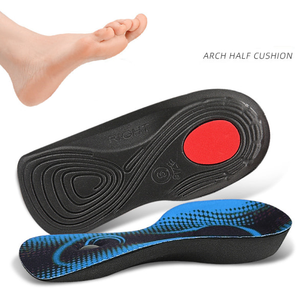 Magnetic Arch Support innersulor Svart + Blå XS