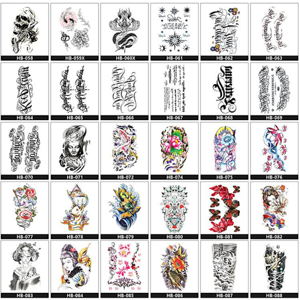 Dreamcatcher Midlertidig Tatoveringsærme, Store Arm Tatovering Stickers 4