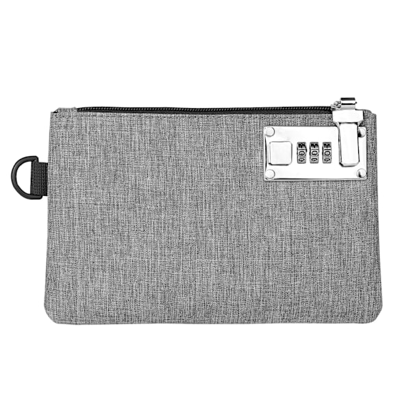 Oxford Cloth Security Wallet med lösenordslås Grå