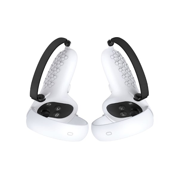 Beskyttende Silikone Grebsbeskyttelse til Meta/Oculus Quest 2 White White