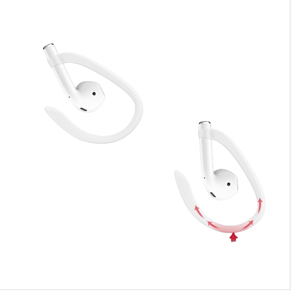 Silikon öronkrokar för AirPods 1/2/3/Pro (2 par)