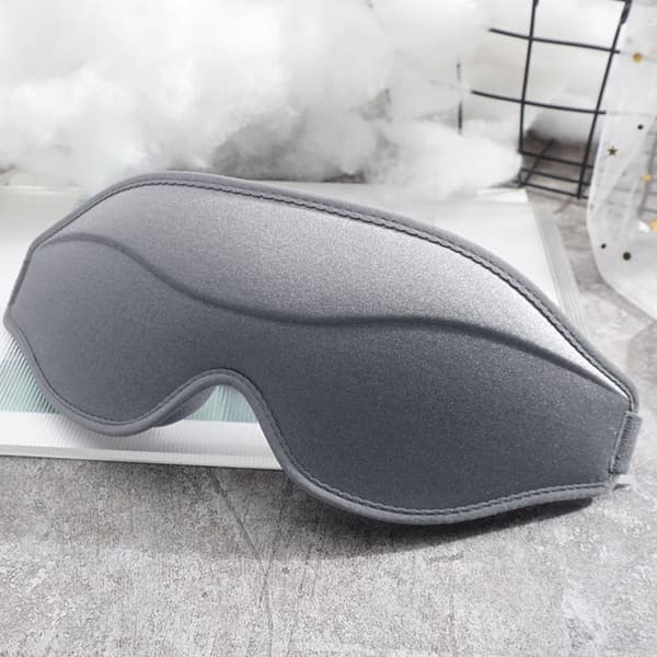 3D Sleep Mask - Perfekt Mørklægning og Komfort til Din Søvn Grey Grey