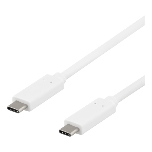 USB-C cable, 1m, USB 3.1 Gen 2, 10 Gbps, 60W, white
