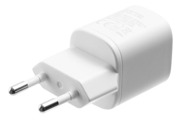 USB vægoplader, USB-A, 2,4 A, inkl. 1 m USB-A til Lightning