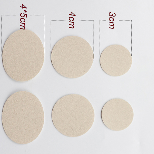 Reparationsmærker til skohæl - 6 selvklæbende lapper (2S+2M+2L) Beige