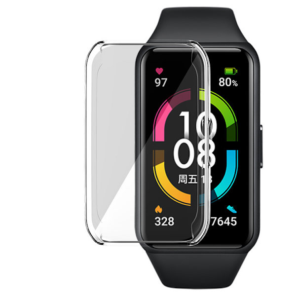 Huawei Band 6 / Honor 6 kellokotelo läpinäkyvä