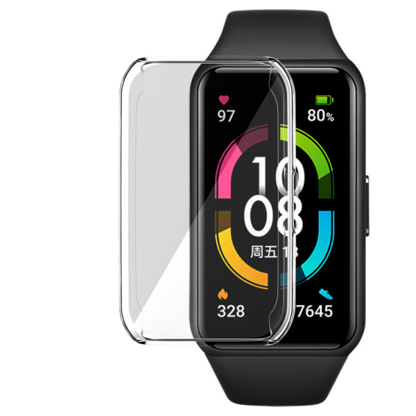 Huawei Band 6/Honor 6 klockfodral Transparent