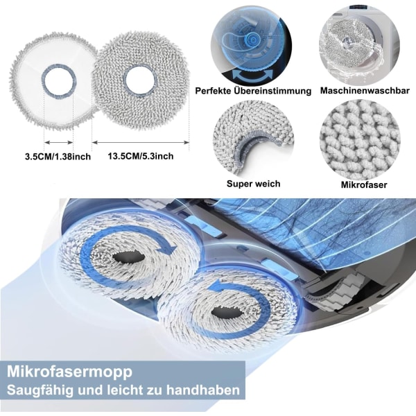 INF Reservedelssæt til Ecovacs Deebot T30 Omni, T30 Pro Omni, T30 Max