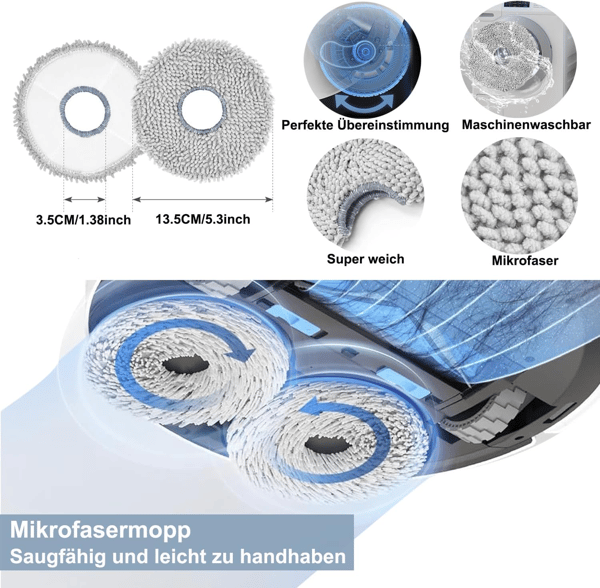 Reservedelssæt til Ecovacs Deebot T30 Omni, T30 Pro Omni, T30 Max
