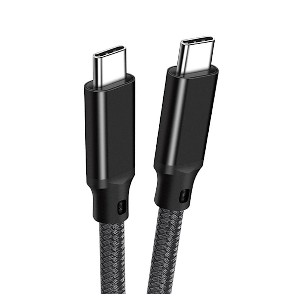 3M USB-C til USB-C hurtigopladningskabel - Sort Sort 3 m