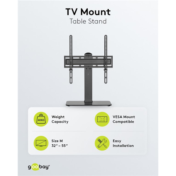 TV-pöytäteline Basic Fix