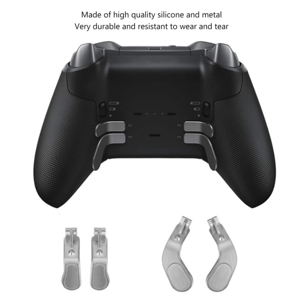 D-Pad-knappkontrollpaddlar Xbox One Elite / Xbox Elite Series 2 Silver