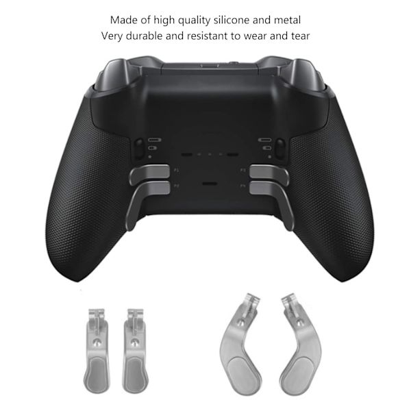 Udskiftningsknapper til Xbox One Elite / Elite Series 2 Xbox One Elite / Xbox Elite Series 2 Sølv