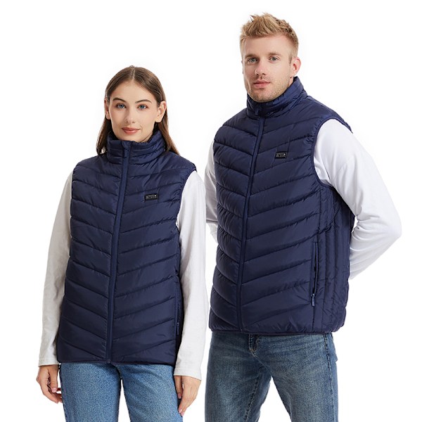 Lämmitetty liivi, jossa on 21 lämmitysaluetta 4XL