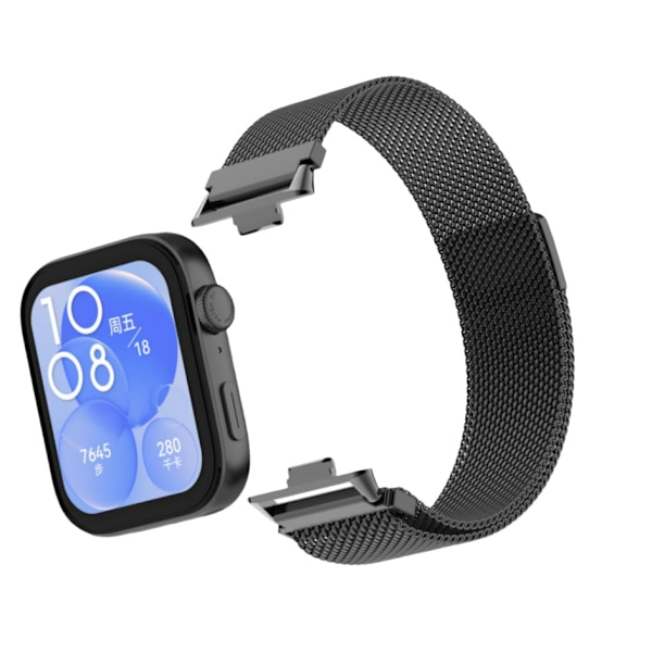 Huawei Watch Fit 3 Sport Loop -ranneke Musta