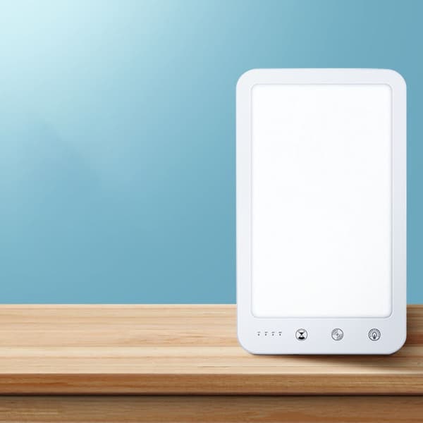 LED SAD Lyslampe med Type-C, Justerbar Lysstyrke & Timer - EU Stik