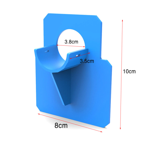 Simbassäng Rörhållare Montering Stöder Rör Slangutlopp Blå