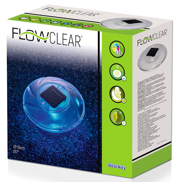 Poolljus LED Flytande SolarFloat