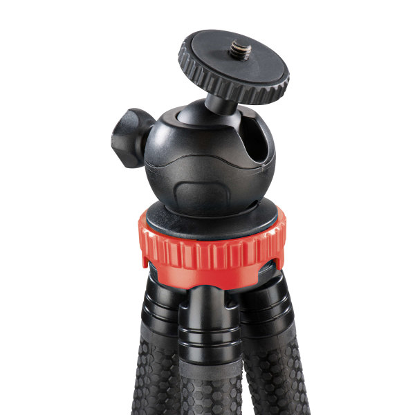 HAMA Bordsstativ Kamera, Smartphone & GoPro FlexPro 27 cm Röd
