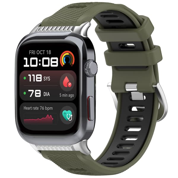 Silikone urrem til Huawei Watch D2 Green+Black Green+Black