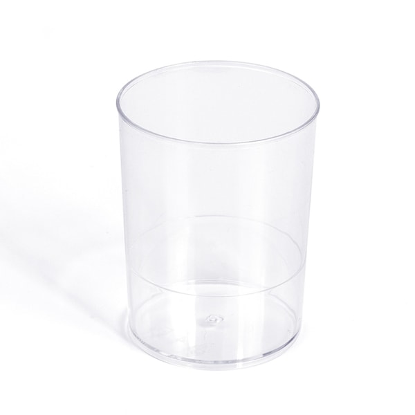 Kristallklara lövformade fat 10-pack