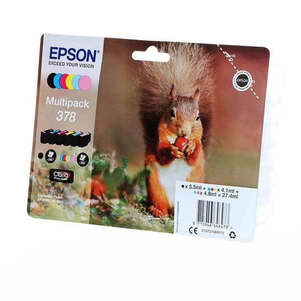 Bläck C13T37884010 378 Multipack, Ekorre