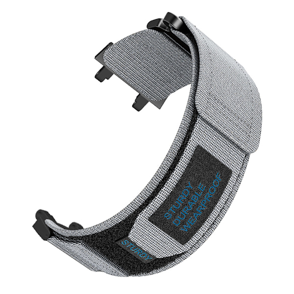 Vävt nylon klockarmband för Amazfit T-Rex 3 - Grå Grå