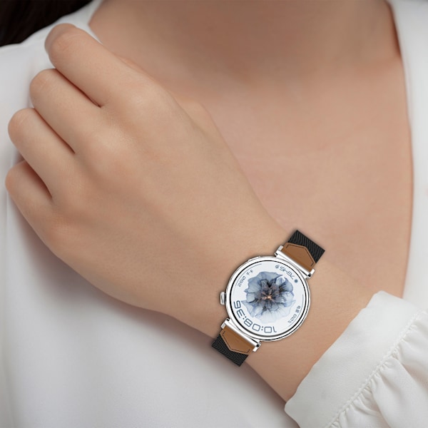 Huawei Watch GT5 kompositrem 18 mm urkomposit nylonflettet rem