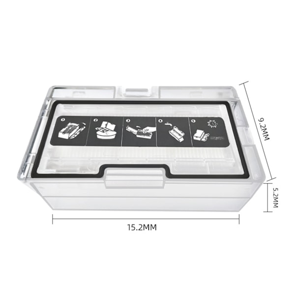 INF Pölynimuritarvikkeiden laatikko Roborock G20, S8, G10S, T7S