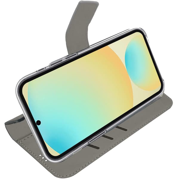 Wally Wallet Case Galaxy S24 FE Musta