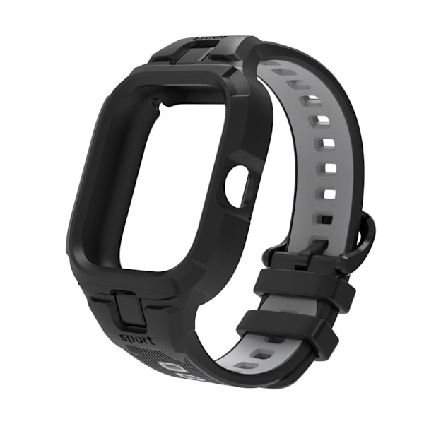 Sportsurrem til Vivo Watch GT/Redmi Watch 4 Sort+grå