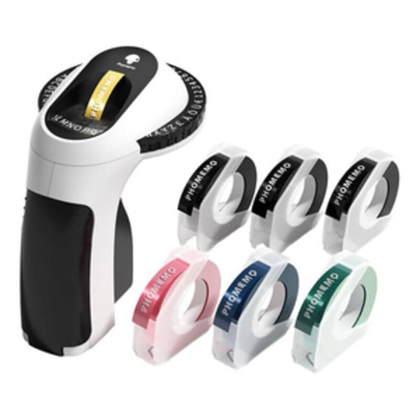 Phomemo E975 bærbar embossing label printer (sort)