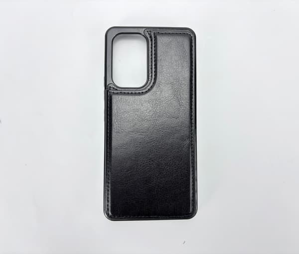 Kortfacks Läderfodral för Samsung Galaxy A53 - Svart