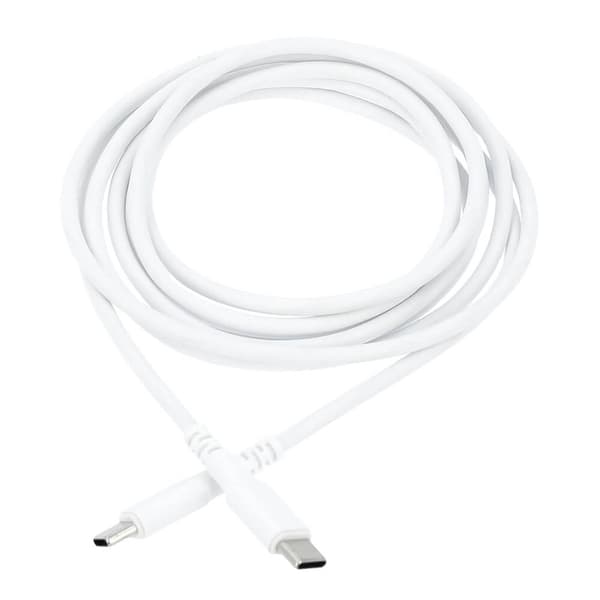 Latauskaapeli USB-C-USB-C 2.0 2m Kaapeli Valkoinen