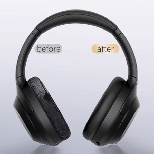 Udskiftningsørepuder til Sony MDR-1000X WH-1000XM2 Grå