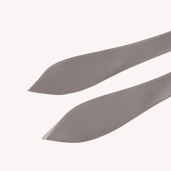 Bredt taljebælte med butterflieslips Grey Grey
