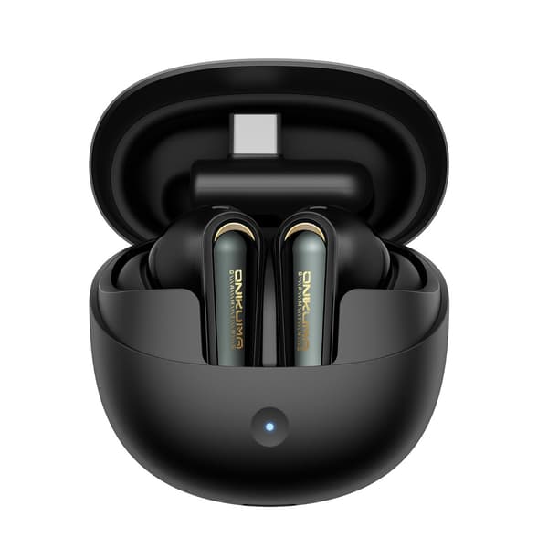 TWS Bluetooth-lurar True Wireless ANC Dual-mode 2.4G+Bluetooth 5.4 USB-C laddning Jieli AC7003D4 IPX4 ergonomisk passform lång batteritid Black Black