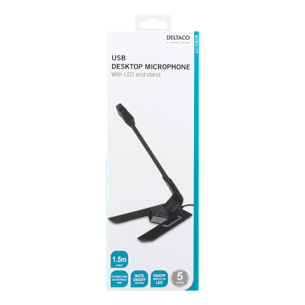 USB Desktop Mic frequency range 100Hz 1kHz sensitivity 21dB