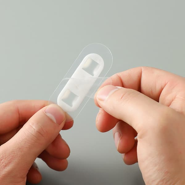Kabelclips, små ledningsholdere til kabelstyring (10-pak) White L White L