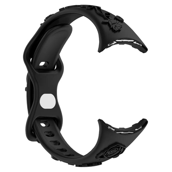 Silikonarmband för Google Pixel Watch 2 Black Black