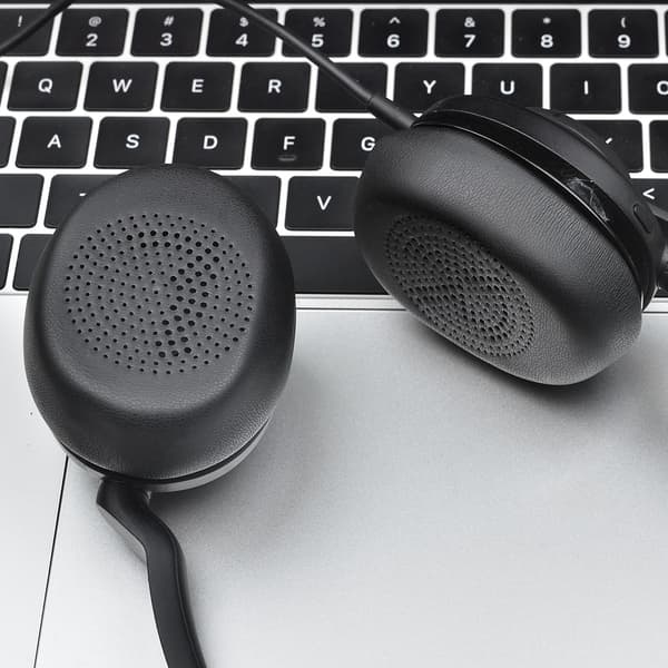 Ersättningsöronkuddar för Jabra Connect 4h - Svart (2-pack)